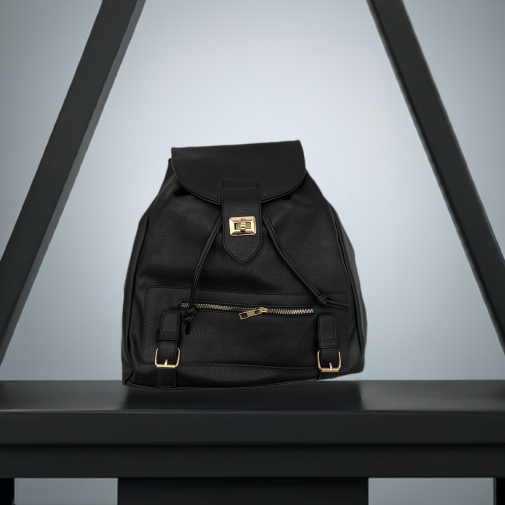 Mens black backpack